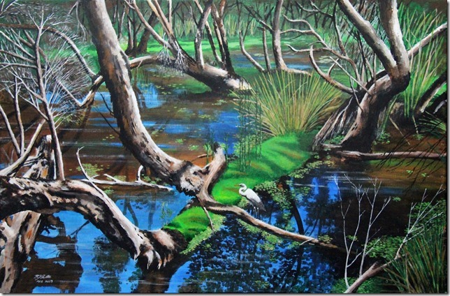 “canning Wetlands 6” Kent Street Weir - Armadale Society Of Artists